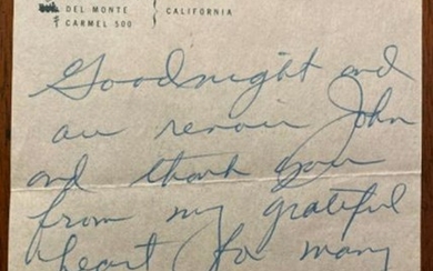 After John and Elaine Steinbeck Met Letters