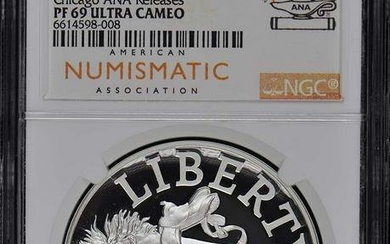 American Liberty Series 2022 sliver 1oz Medal PF69 With Signed Box