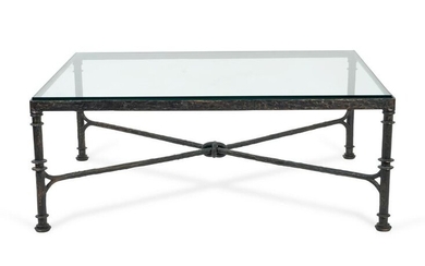 An Etruscan Style Bronze Low Table Height 18 1/4 x
