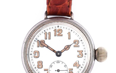 An Interesting Silver First World War Period Wristwatch inscribed "Empire...
