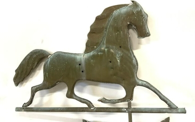 Antique Copper Horse Weathervane