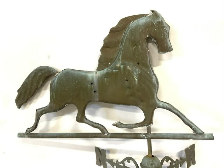Antique Copper Horse Weathervane