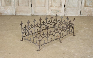 Antique Gothic Style Iron Chimney or Roof Cresting