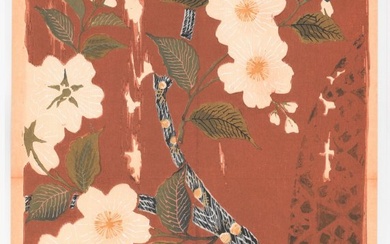 Antique Japanese Woodblock Print by Tsuji Shokyo from 1914