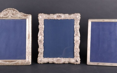Assorted Group of Silver and Silvered Metal Picture Frames