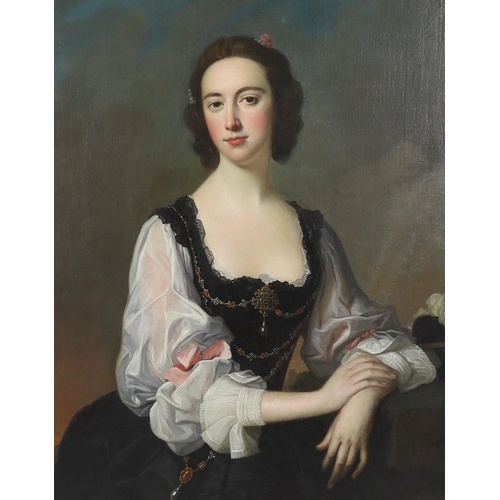 Attributed to Thomas Hudson (English, 1701-1779) Portrait o...