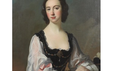 Attributed to Thomas Hudson (English, 1701-1779) Portrait o...