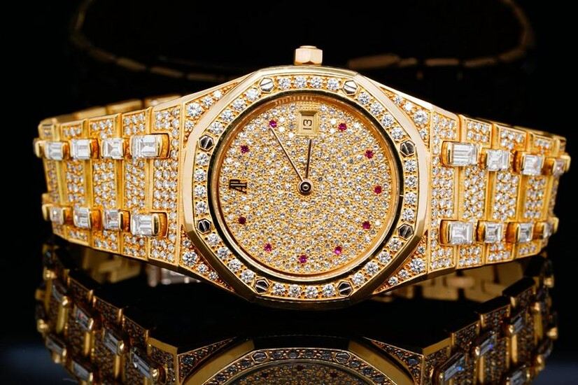 Audemars Piguet Royal Oak 17.50ctw Diamond 18K Watch