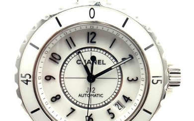 Authentic! Chanel J12 White Ceramic Steel Automatic
