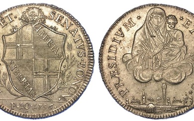BOLOGNA. GOVERNO POPOLARE, 1796-1797. Scudo da 10 Paoli 1796.