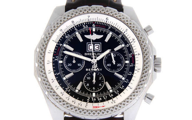BREITLING - a gentleman's stainless steel Breitling for Bentley Series 6.75 chronograph wrist watch.