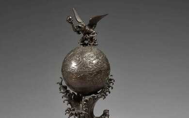BRONZE COATED PERFUM BURNER, Japan, Meiji period (1868-1912)
