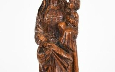 Baroque Style Figural Group: Madonna and Child