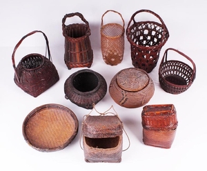 Basket Collection: Antique Japanese, Southeast Asian