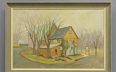 Bayard Berndt (American, 1908-1987) Oil on Canvas