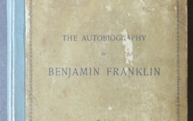 Benjamin Franklin, Autobiography ++1st Student Ed. 1896