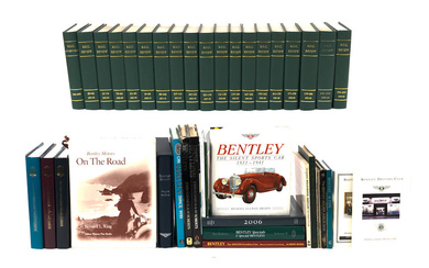 Bentley Drivers Club Review; 18 bound volumes 1961-1996, and other...