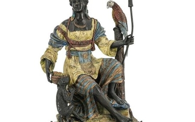 Bergman Style Bronze Orientalist Figure