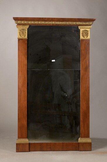Biedermeier Mirror, Berlin, around 1820/30, separated mirror...