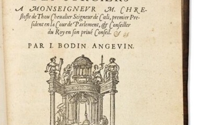 Bodin, Jean (1529-1596) De la Demonomanie des Sorciers.