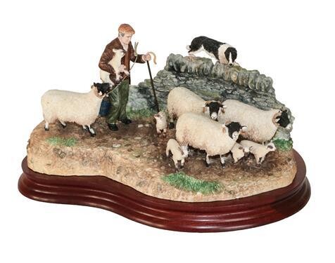 * Border Fine Arts 'Off The Fell' (Farmer, Sheep and...