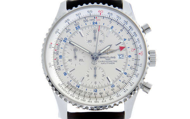 Breitling - a Navitimer World chronograph wrist watch, 46mm.