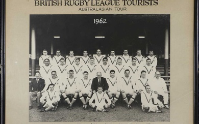 British Rugby League Tourists 1962 Team Photograph