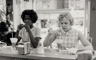 Bruce Davidson (American, b. 1933) Two Women At Lunch Counter (from Time of Change), 1962