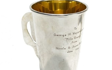 Bvlgari Sterling Silver Handled Cup from Nicola Bulgari