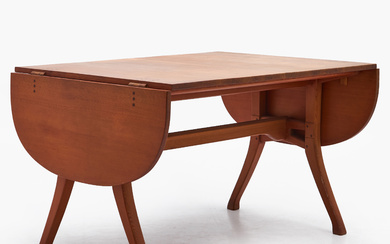 CARL MALMSTEN. “The exception”, Dining table with flaps, pine.