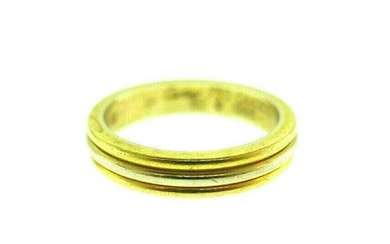 Cartier 18k White and Yellow Gold Band Ring