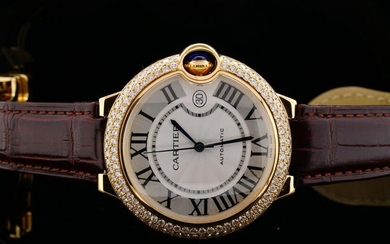 Cartier Ballon Bleu 42mm Diamond 18K Automatic Watch