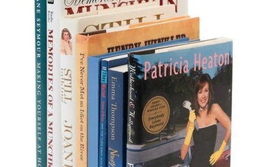 (Celebrity Books) A group of 8 autographed books from
