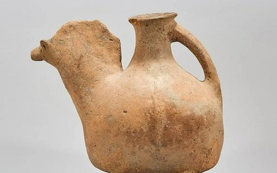 Ceramic Amlash Handled Askos in the Form of a Horse