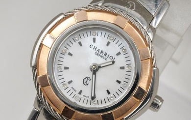 Charriol Celtic CE426 Quartz Stainless Shell Diamond Dial Ladies Watch