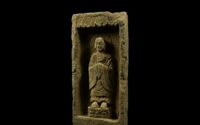 Chinese Northern Wei Buddha Brick