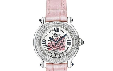 Chopard Happy Sport with Hand Painted Dial in Steel