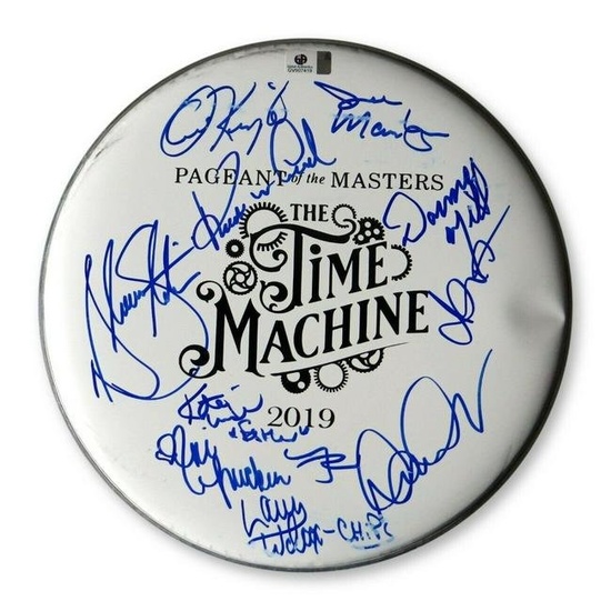 Classic TV Stars Signed Autographed 10" Drumhead Wilcox Montegna Mills