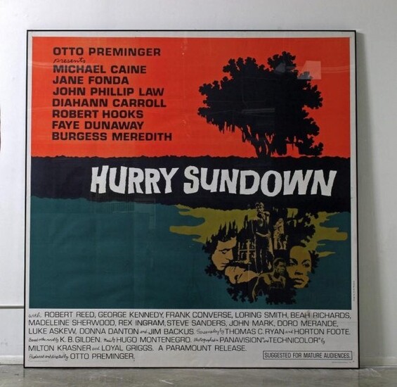 Collectible Hurry Sundown (1967) Mocie Poster
