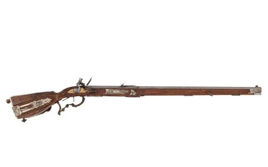 Contemporary Flintlock Rifle with Venus and Adonis Motifs