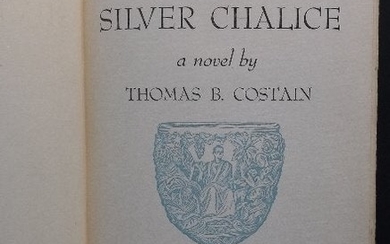 Costain, The Silver Chalice, 1952 1st BC Ed. Novel