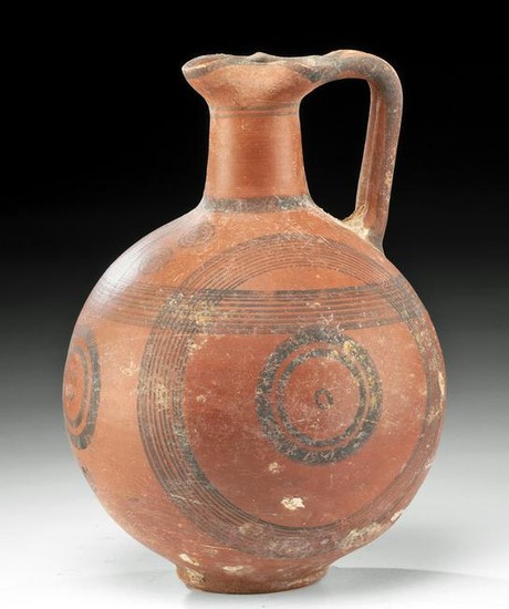Cypriot Redware Trefoil Mouthed Oinochoe