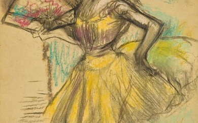 DANSEUSE À L'ÉVENTAIL, Edgar Degas