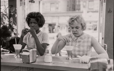 DAVIDSON, BRUCE (b. 1933) [Time of Change series (Two Women at Lunch Counter)]