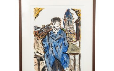 DYLAN, BOB (geb. 1941), "Man on a Bridge (blue coat)"