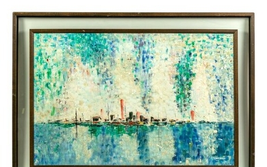 David Nemerov (1895-1963) Modern Seascape Painting