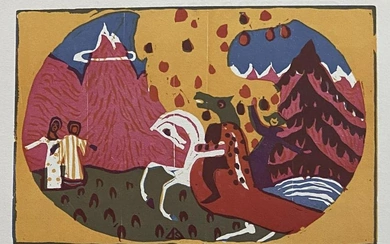 Derriere le Miroir 42. Kandinsky. With 3 woodcuts