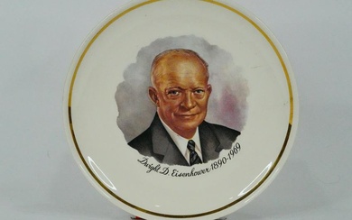 Dwight D. Eisenhower Commemorative Ceramic Plate