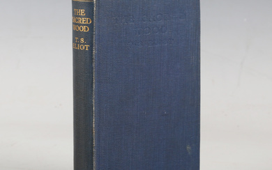 ELIOT, T.S. The Sacred Wood. London: Faber and Faber, 1920. First edition, 8vo (169 x 100mm.) (Tonin