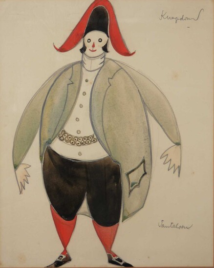 Early 20th century, Pantaloon, a costume study